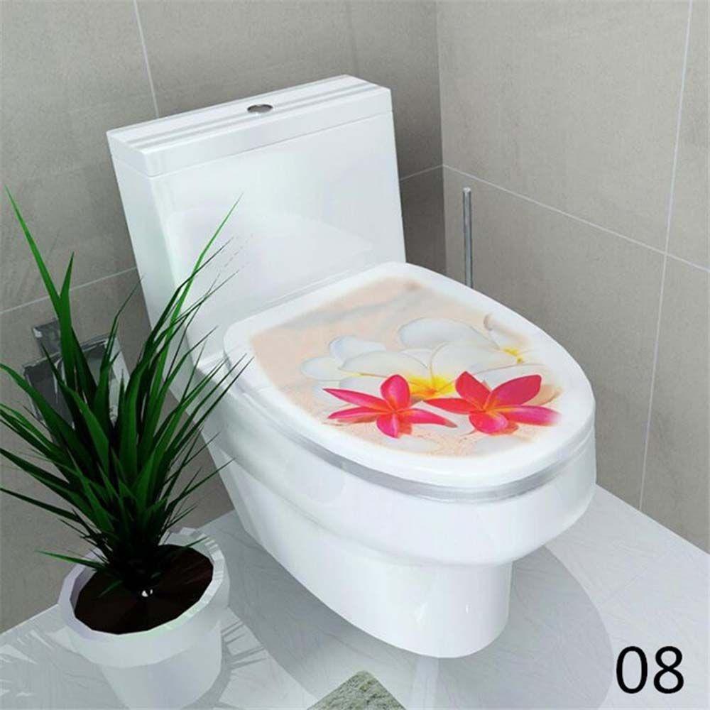 Bathroom Decoration Home Toilet Sticker Toilet Seat Sticker WC Cover Decals Closestool Decor