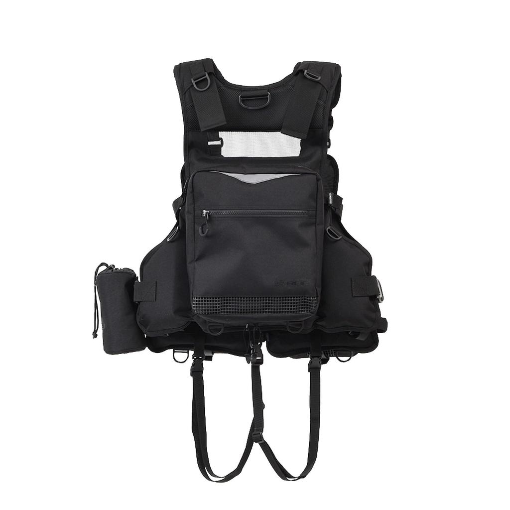 Жилет для рыбалки RBB Extreme Tide Game Vest полностью черный [Soujin]