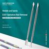 Stainless Steel Double-Headed Nail and Cuticle Pusher Scraper