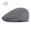 Осень и зима новый шерстяной утолщенный стеганый берет мужской британский ретро теплый кепка-утка вперед женская шляпа художника