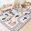 Милый игровой детский ковер ПВХ нескользящий коврик для пола Детский игровой коврик Коврики для ног у кровати в спальне Ковры для гостиной для украшения дома
