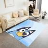 Bluey Family Adventure Area Rug Perfect for Hallway Game Room Study room Playrooms Anti-slip Rug Office home decor