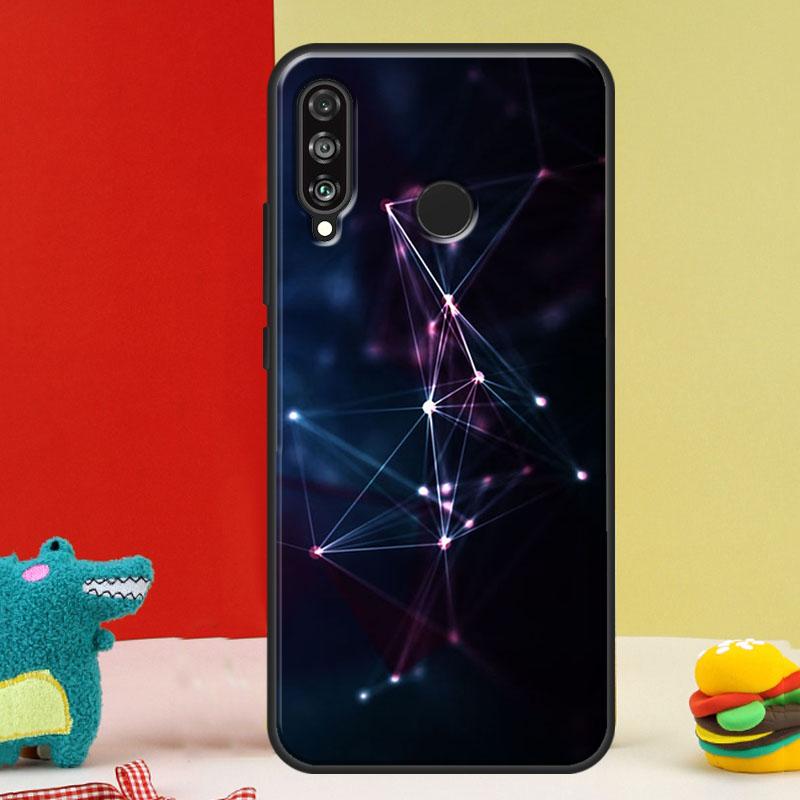 Чехол Lines Point Light для Huawei Nova 12i 12s 11i 5T 9 10 SE Y91 Y90 Y60 Y70 Y72 Y61 P60 Pro P20 P40 P30 Lite