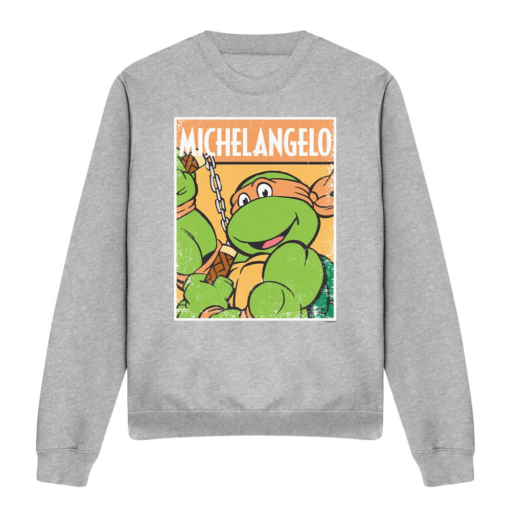 Teenage Mutant Ninja Turtles Unisex Adult Michelangelo Sweatshirt