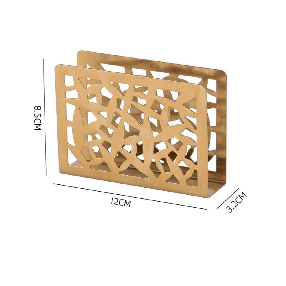 12*8.5*3.2 CM Light Luxury Vertical Napkin Holder Creative Paper Holder  Living Room