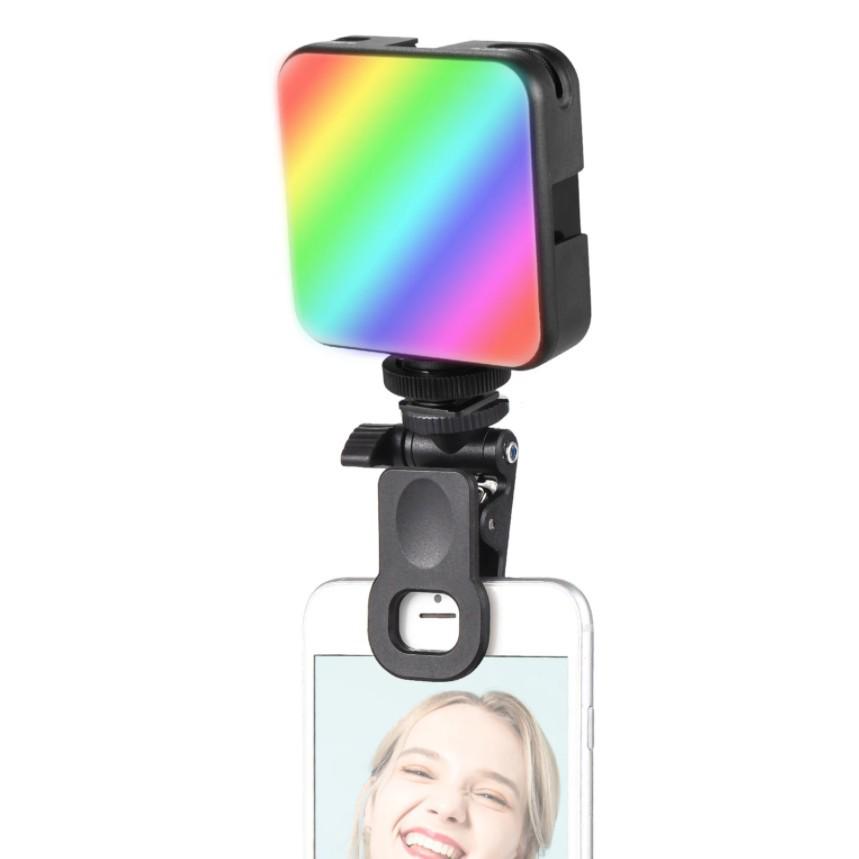 AY83 RGB Вспышка для мобильного телефона, прямой трансляции, компьютера и фотографии на зеркальную камеру