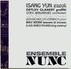 CD ISANG YUN / DETLEV GLANERT / CORD M - Gagok / Graffiti / November / Ko-Th SIGX6100 Signum 1995 Germany Classical Used