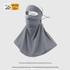 Women Summer Breathable Ice Silk Facekini Full Face UV Protection Mask with Neck Cover for Driving Cycling Sun Shield