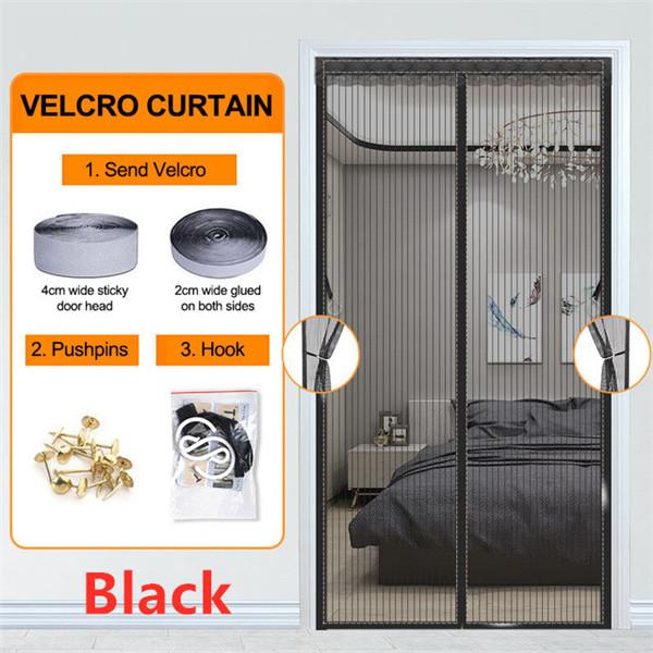 2022 New Anti Mosquito Nets Curtains for Doors Summer Anti Fly Bug Insect Magnetic Automatic Closing Screen Strong Magnetic Door Curtain