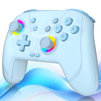 Переключатель 2 Контроллер Выпуск Совместимый с Switch Турбо Быстрый Огонь Задняя Макро-кнопка RGB Гироскоп HD Bluetooth Pro Совместимый с Спящий Режим Пробуждение Японский