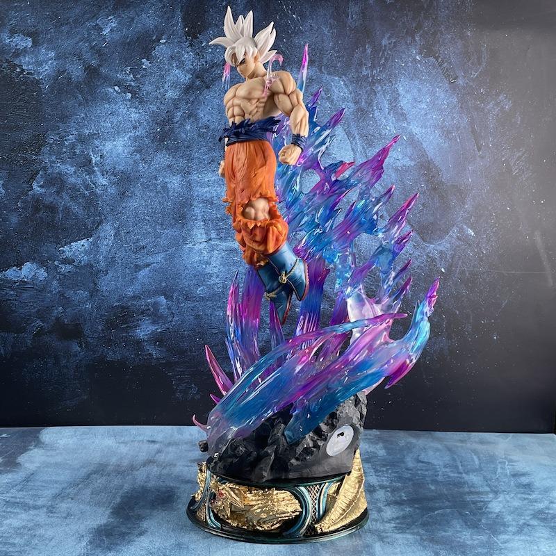 25cm Dragon Ball Anime Figure Son Goku Ultra Instinct Super Saiyan Figurine Statue Pvc Statue Model Ornament Collection Toy Gift