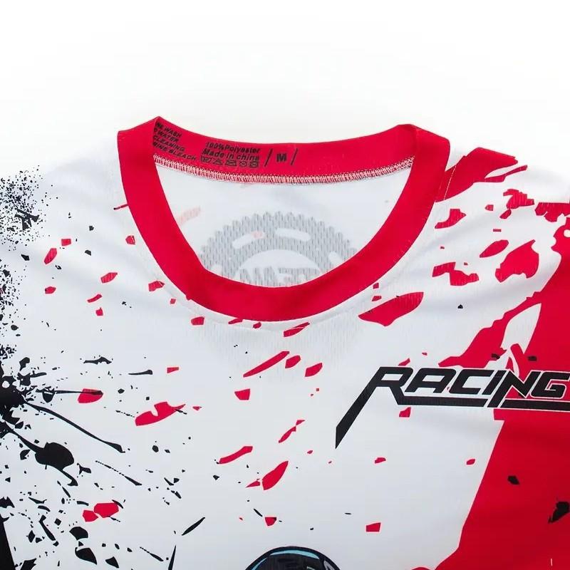 Mens Long Sleeve Quick Dry Cycling T-Shirt Mountain Bike Off-Road Riding Winter
