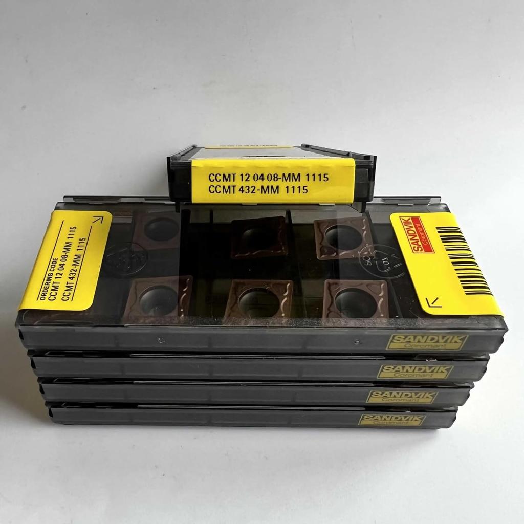 Original Sandvik / CCMT120408-MM 1115 /Carbide CNC Blade 10 PCS