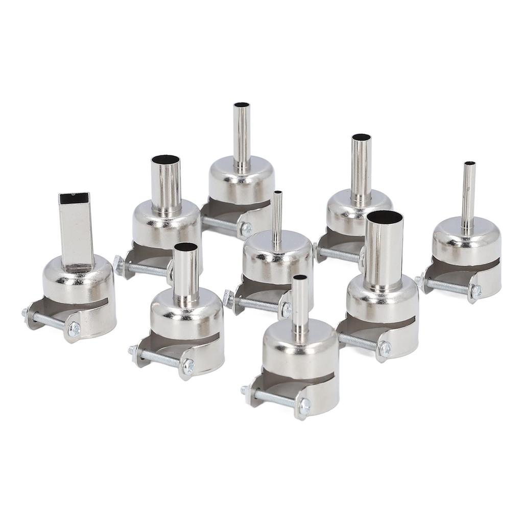 Комплект из 9 насадок для термофена 3‑12 мм из нержавеющей стали для горячей пайки термофена
