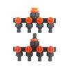 4-канальный садовый водопроводный кран, разветвитель воды, 1/2" 3/4", внутренняя резьба, соединитель для садового шланга, четыре независимых переключателя для полива газона дома