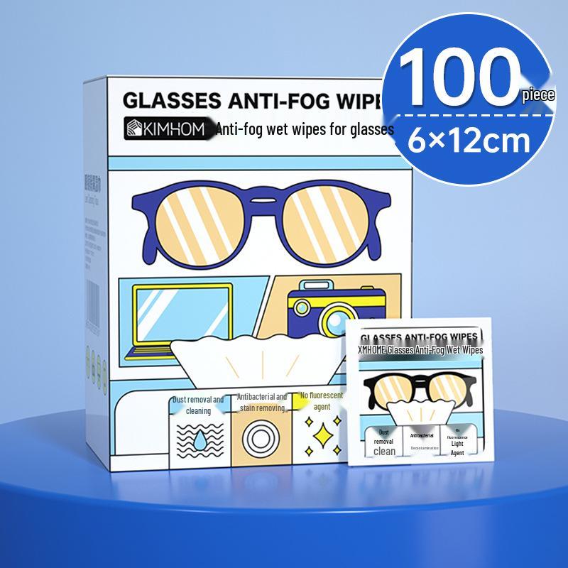 Quick-Drying Anti-Fog Eyeglass & Screen Cleaning Wipes
