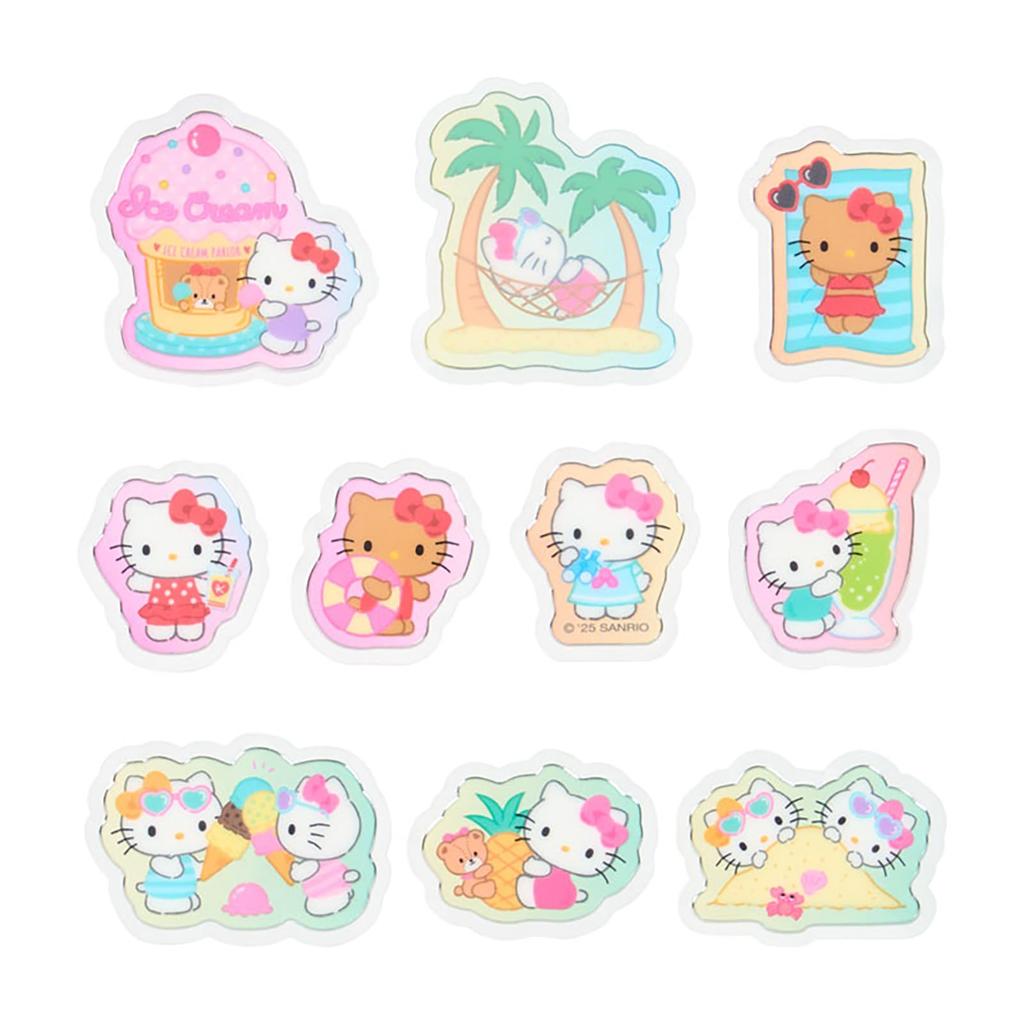 Sanrio Hello Kitty Summer Case Ages 176184 Stickers, PVC/CPP, Included, 3+,