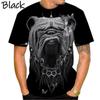 Fierce Bulldog Boxing T Shirt Men Cool Design 3D Bully Pitbull Print T-shirt Novelty Personality Tee Harajuku Fashion Streetwear