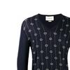 Gucci Свитеры Мужские Темно-синие V-образный вырез Умеренные 576902XKAUM