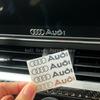 Для RS3 4/8 шт. Для Audi A3 A4 A5 A6 A7 Q3 Q7 Q8 TT дисплей центральной консоли ручка двери наклейка на окно автомобильная металлическая наклейка модифицированный логотип автомобиля