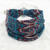 Boho Print Wide Headbands Extra Large Yoga Headband Fashion Twisted Headbands  Hair Accessories