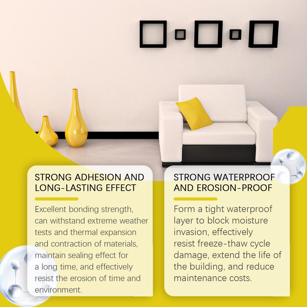 Sealant, Concrete Crack Adhesive, Concrete Crack Filler For Gaps, Caulking Glue For Cement Crack, Quick-Drying Sealing Adhesive 100ml