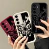 Мягкий чехол Candy Color для Samsung S25 S24 S23 S22 S21 Ultra Plus S20 Fe A55 A56 A52 A35 A15 с принтом бабочки, противоударный защитный силиконовый чехол для объектива