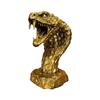 3D Printed Desktop Ornament Gothic Style Snake Figurine Cool Snake Head Statue  Computer Desk