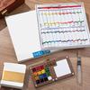 Мини-коробка для акварельных красок Pocket Artist Travel Set 8/15-цветная палитра из орехового дерева с металлическим зажимом Портативная акварельная ручка