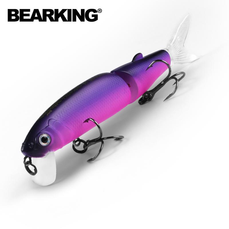 BEARKING Розничные хорошие рыболовные приманки Minnow, профессиональные приманки 11 см, 14 г, качественный профессиональный черный или белый крючок