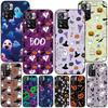 Hallowmas Cute Case for Xiaomi Redmi Note 11 10S 8T 10 12 Pro Plus 11T 8 9 11E 11S 5 Pro 9S 7 Soft TPU Black Phone Cover