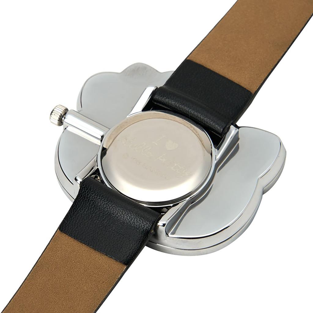 Sanrio Watch Love Hello Hello Kitty Black 574911 Face-Shaped (I Kitty)