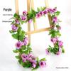 Artificial Rose Vine for Living Room Decoration, Air Duct Cover, Plastic Flower Garland