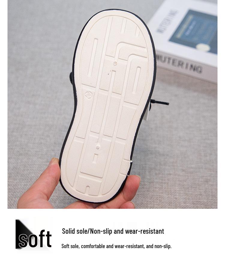 Легкие парусиновые кроссовки для мальчиков с нескользящей подошвой на весну/осень 2025 - Спортивная обувь для студентов и подростков