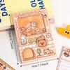 Gashapon Mahines Small Notepad Shaking Square Writing Pad Portable Capybara Notebook  Student