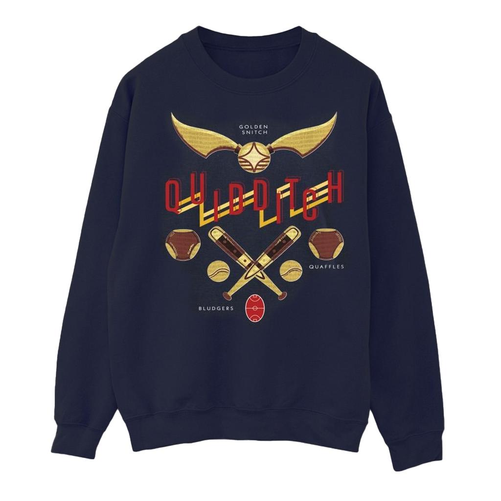 Harry Potter Mens Quidditch Golden Snitch Sweatshirt