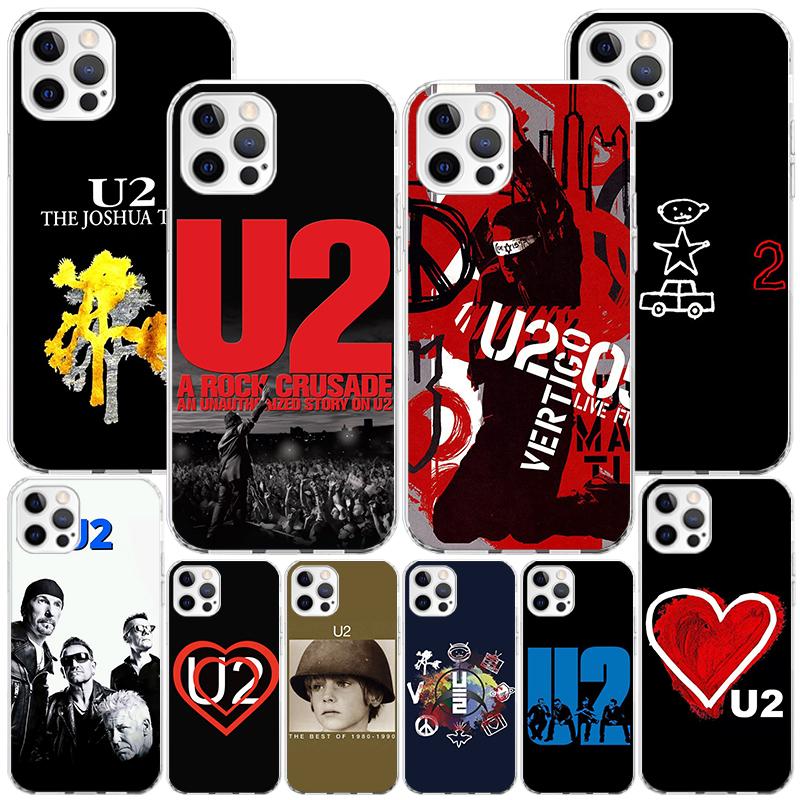 Band U-U2 Rock Phone Case For iPhone 17 Air 16 Pro Max 16E 15 + 14 Plus 11 12 13 Mini 7 8 SE Gift Print Cover Fundas