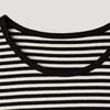 [shs Miss] Футболка в полоску sajTsp22030 Bk