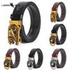 Men's Automatic Buckle Belt Domineering Retro Belt Carved Personality Trendy Trouser Belt