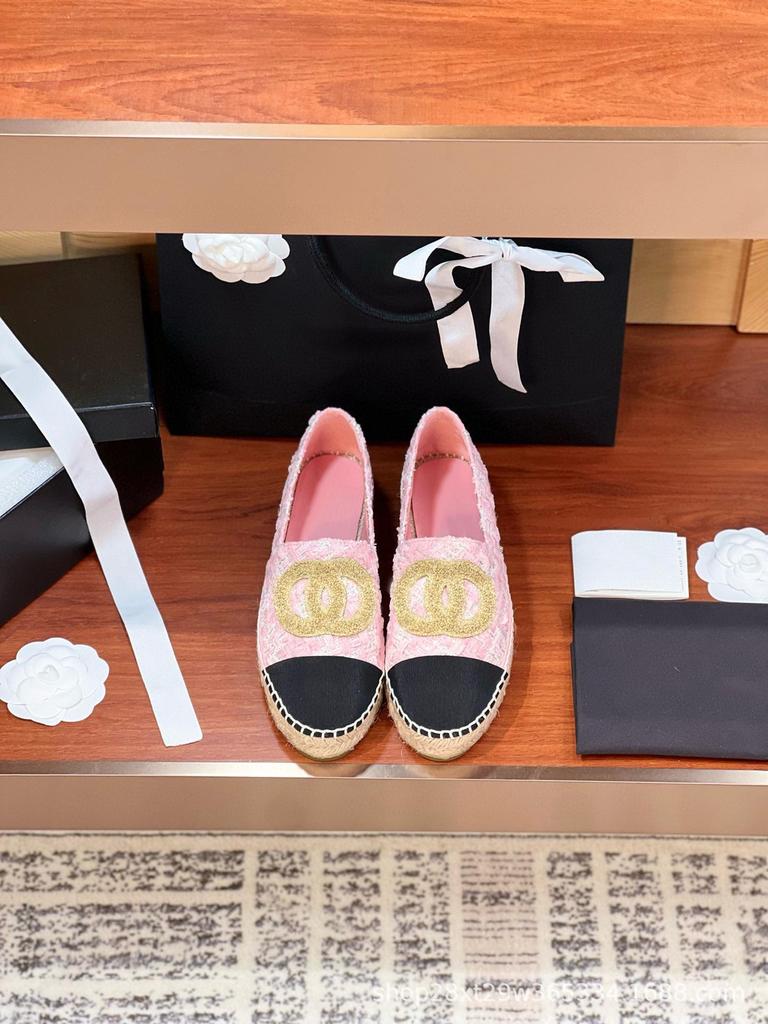 2024 Spring Upgraded Women's Xiao Xiangfeng Fisherman Shoes - Straw Rope Slip-On Dopamine Shoes