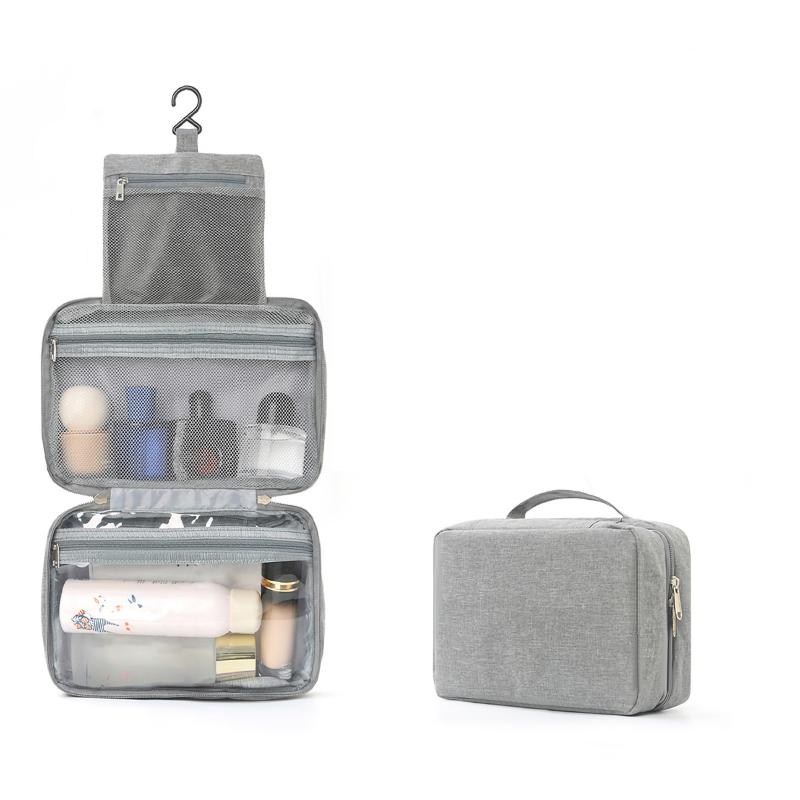 Oxford Fabric Men Business Portable Storage Bag Toiletries Organizer Women Cosmetic Bag Waterproof Hanging Travel Wash Pouch