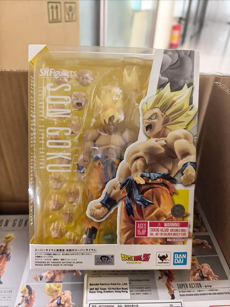 Новая Аниме Фигурка Bandai Shf Dragon Ball Сын Гоку 3.0 Боевая Повреждения Супер Сайян Коллекционная Модель Игрушка Подарок на День Рождения
