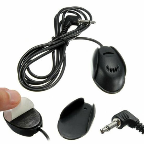 Микрофон для автомобильной навигации Чувствительный Всенаправленный Plug Play Автомобильный 3,5 мм Проводной Внешний Микрофон Пастового Типа с Bluetooth-совместимостью для Автомобиля