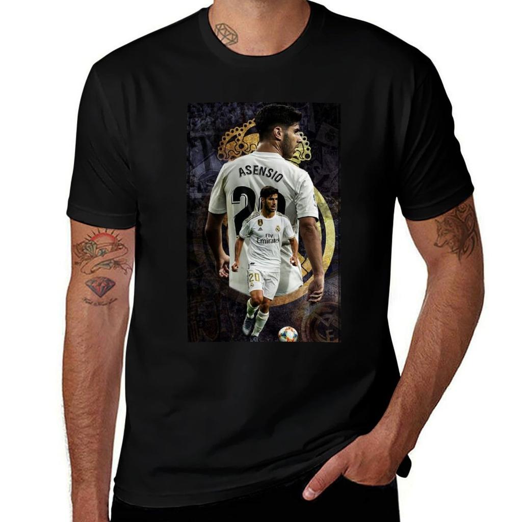 Marco Asensio Design T-Shirt Rapper Graphic Tees Customs Design Your Own Clothing T Shirt for Men