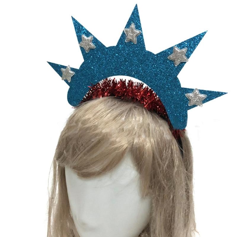 Independence Day Headband HaloCrown Statue Of Liberty Crowns Headband 4th Of July Headband Statue Of Liberty Headband