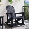 Adirondack Swing Chair Navy Blue 92 x 73.5 x 92 cm HDPE
