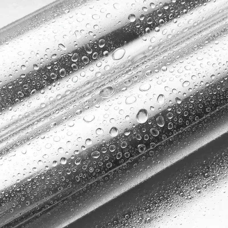 Waterproof Stainless Steel 40cm Metal Brushed Silver Wall Sticker Kitchen Living Room Refrigerator Countertop Adhesive Wallpaper