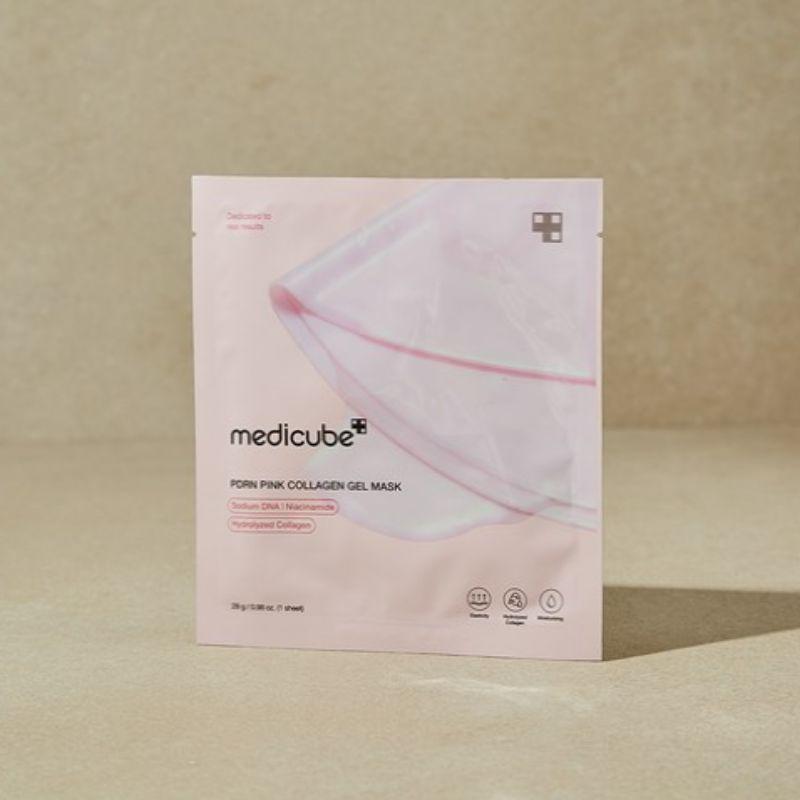 Medicube PDRN Розовая коллагеновая гелевая маска-пак 4 листа