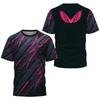 Summer Round Neck 3D Wing Pattern Print Top Camouflage Clothing Daily Exercise Training Fashionable Casual Quick Drying Short Sleeved Men's T-shirts
