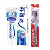 Набор Sensodyne Зубная паста Rapid Relief и Зубная щетка Colgate